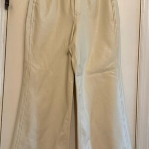 Veronica Beard Cream Wide Leg Pants